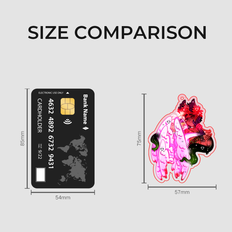 PREORDER RadioApple Hazbin Hotel Keychain By Jamealipuff
