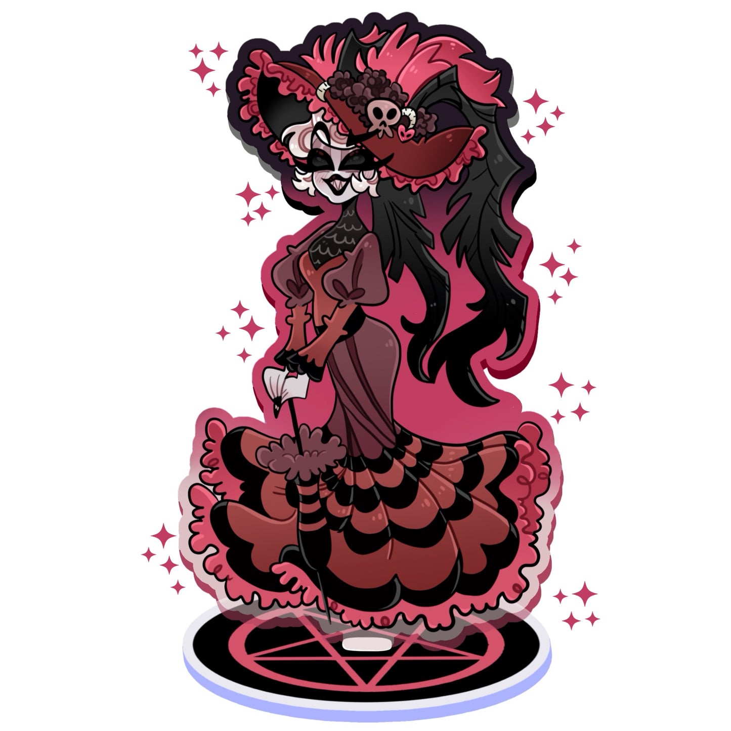 Rosie - FANMADE Hazbin Hotel Acrylic Standee By Jamealipuff