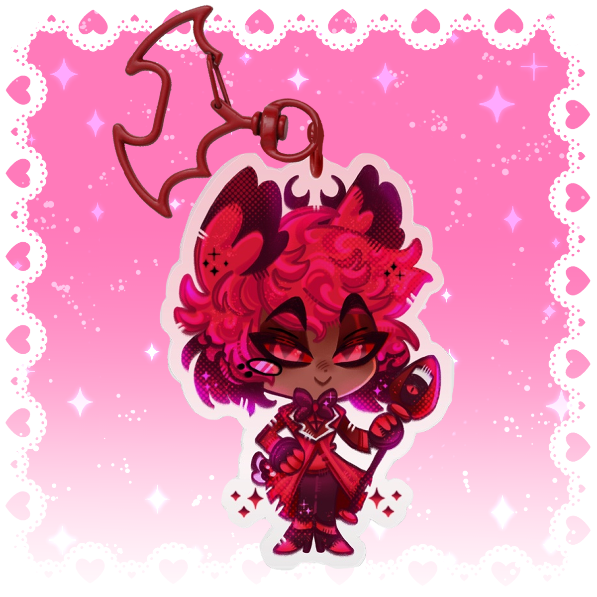 PREORDER Hazbin Hotel Keychains By Jamealipuff