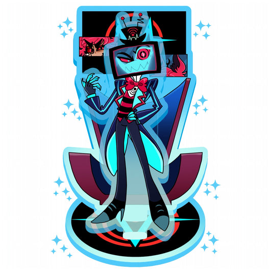 Vox Of The Vees - PREORDER FANMADE Hazbin Hotel Acrylic Standee By Jamealipuff