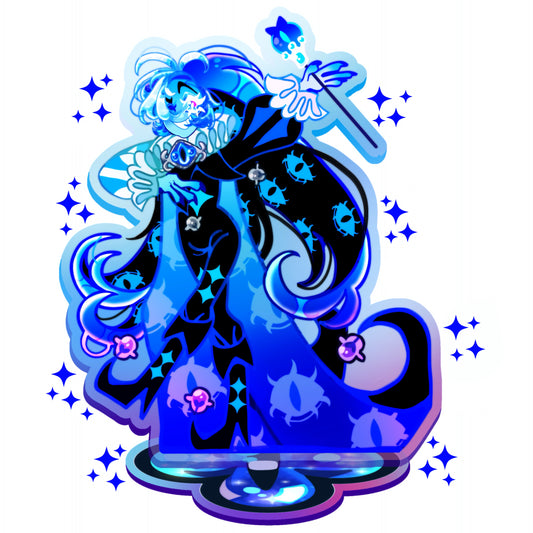 Shadow Milk Cookie - PREORDER FANMADE Cookie Run Kingdom Acrylic Standee By Jamealipuff