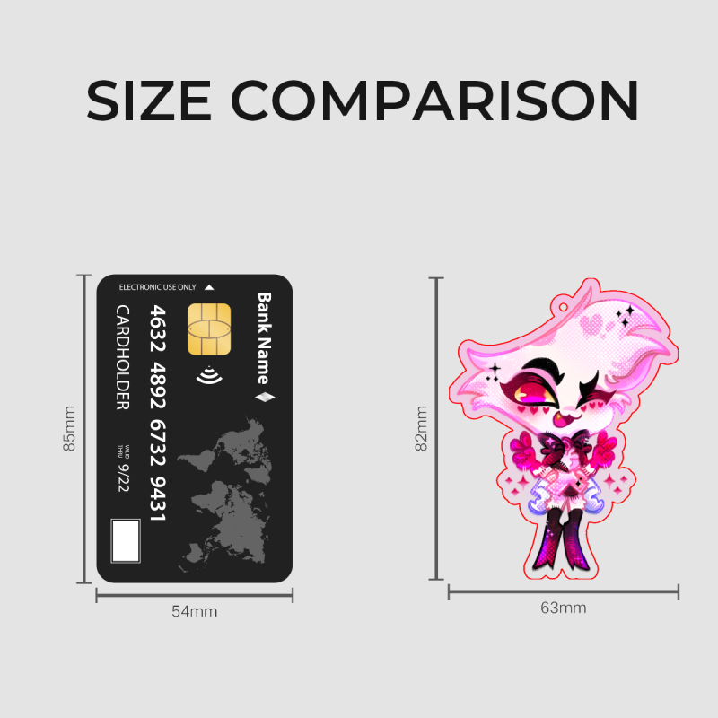 PREORDER Hazbin Hotel Keychains By Jamealipuff