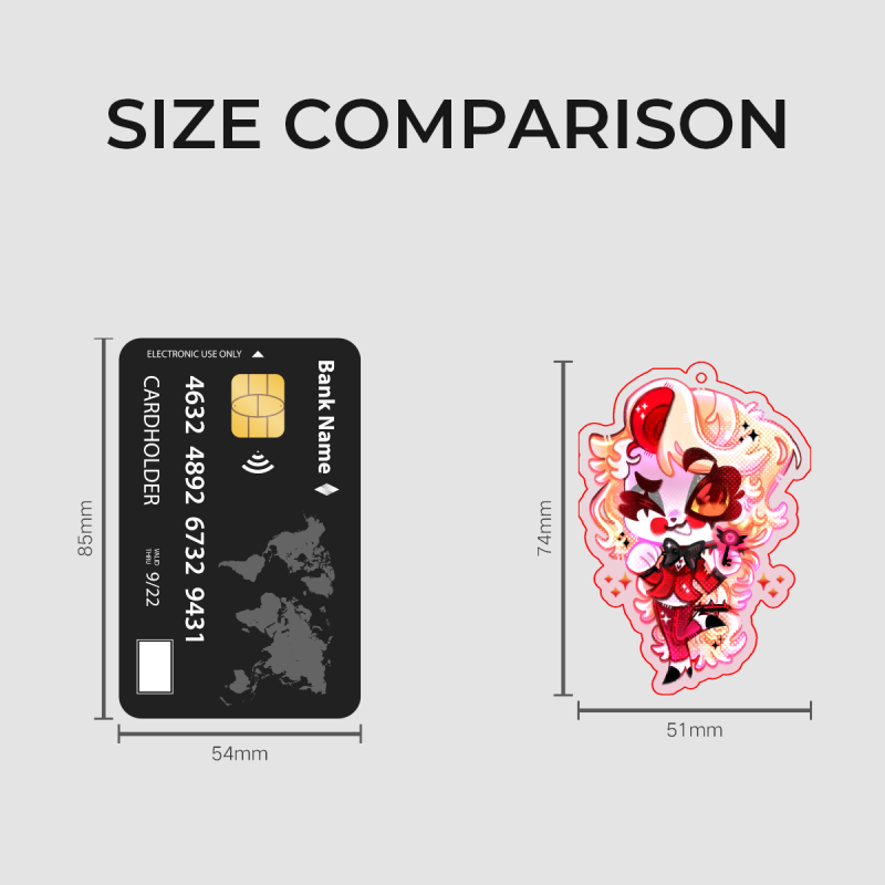 PREORDER Hazbin Hotel Keychains By Jamealipuff