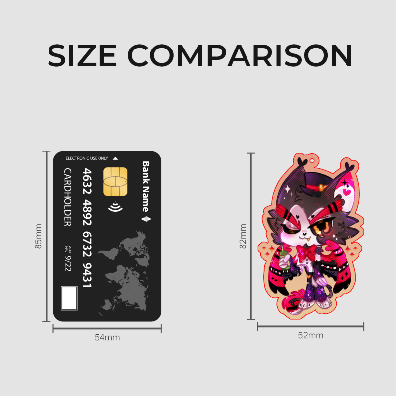PREORDER Hazbin Hotel Keychains By Jamealipuff