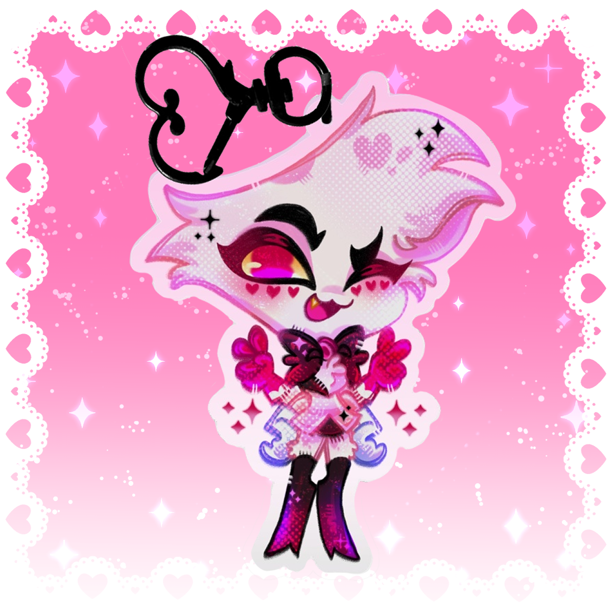 PREORDER Hazbin Hotel Keychains By Jamealipuff