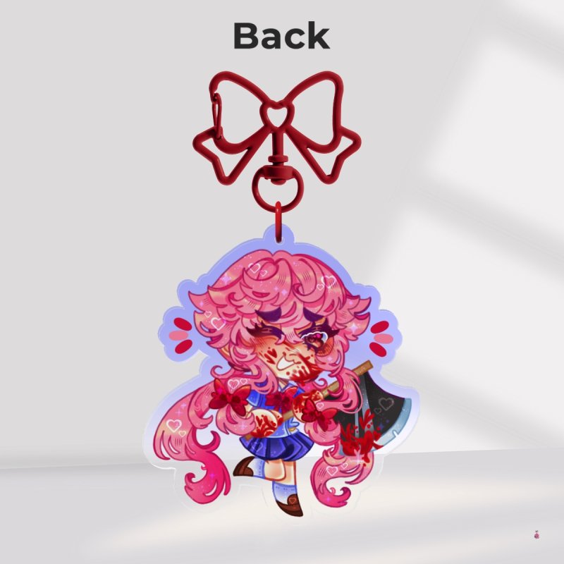 Yuno Gasai - PREORDER FANMADE Future Diary Acrylic Keychain By Jamealipuff