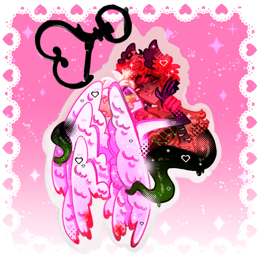 PREORDER RadioApple Hazbin Hotel Keychain By Jamealipuff