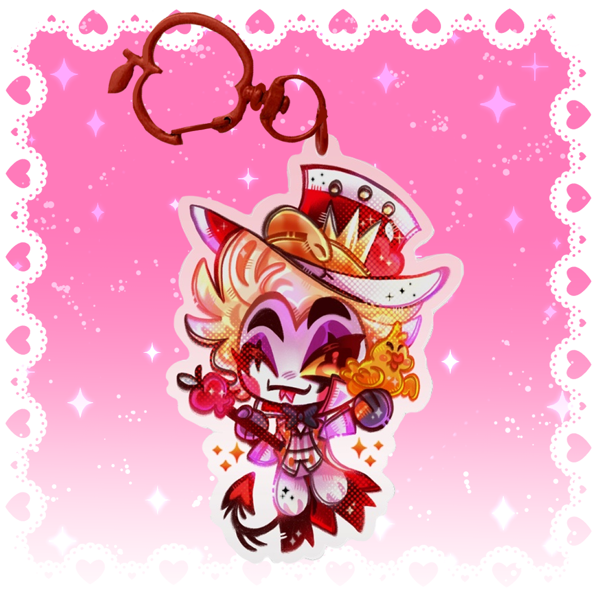 PREORDER Hazbin Hotel Keychains By Jamealipuff