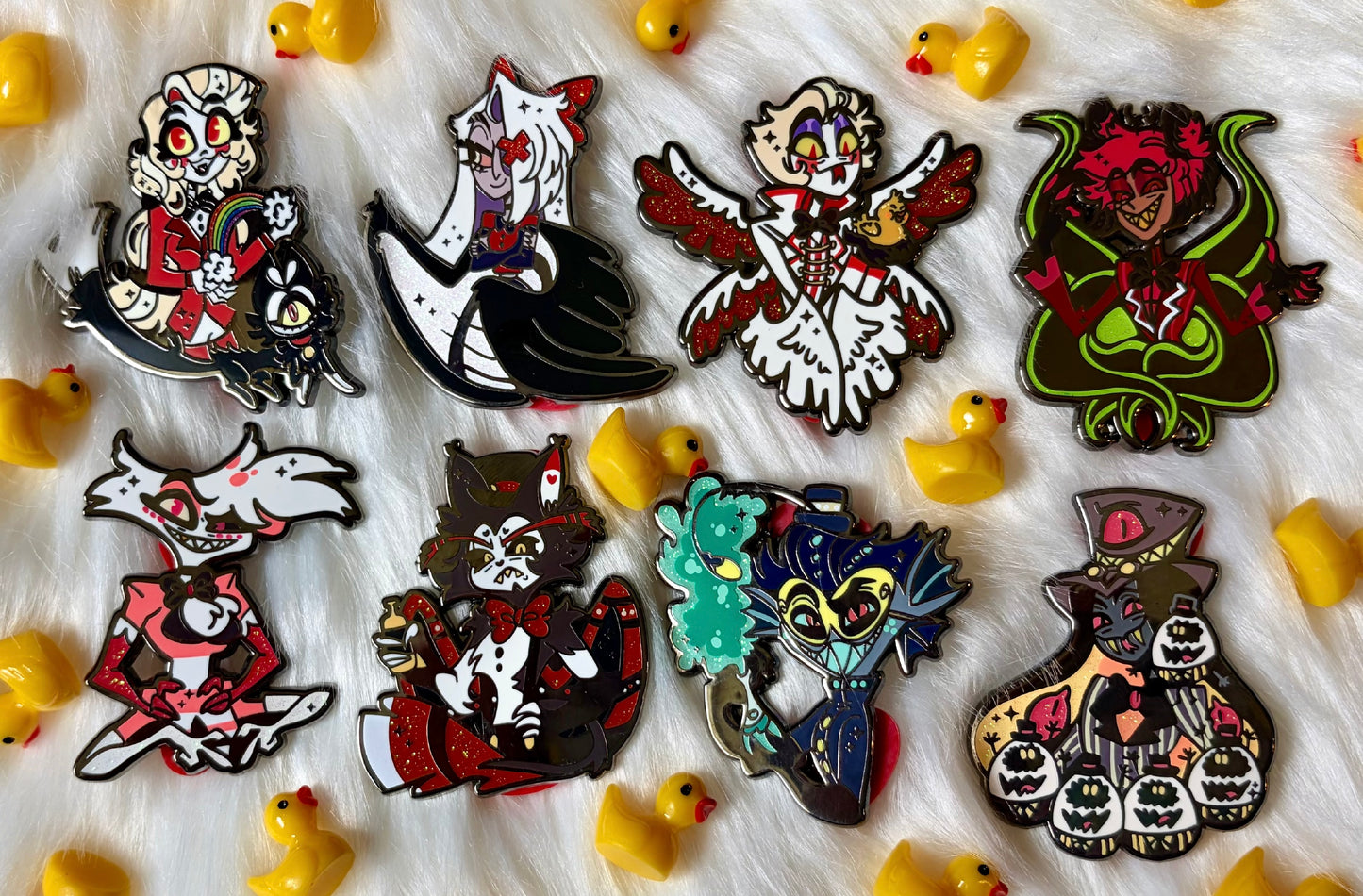 Hazpins Left Overs -  IN HANDS 2024 Hazbin Hotel Enamel Pins
