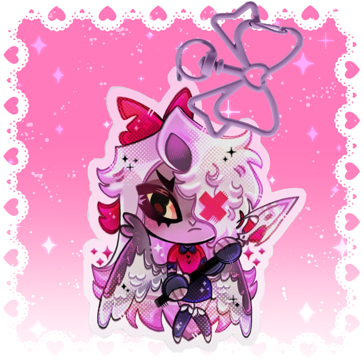 PREORDER Hazbin Hotel Keychains By Jamealipuff
