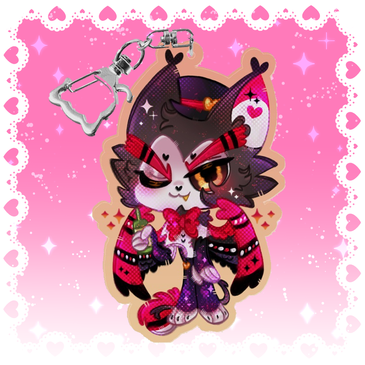 PREORDER Hazbin Hotel Keychains By Jamealipuff