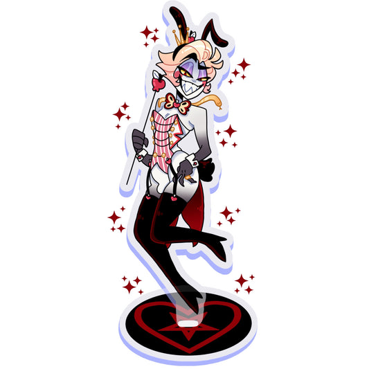 Lucifer Morningstar - Playboy Bunny FANMADE Hazbin Hotel Acrylic Standee By Jamealipuff