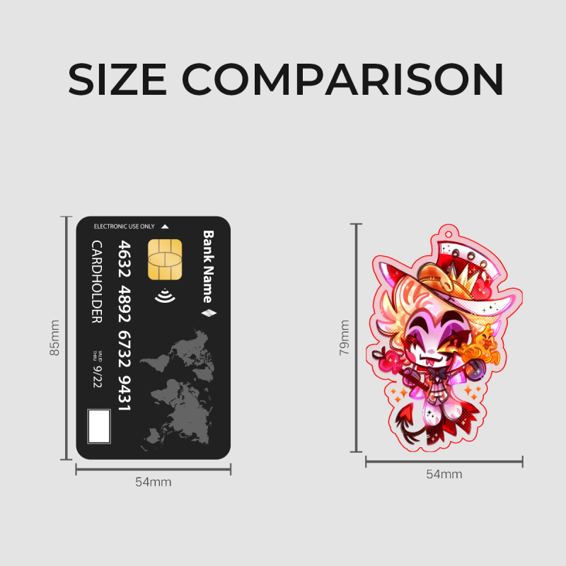 PREORDER Hazbin Hotel Keychains By Jamealipuff